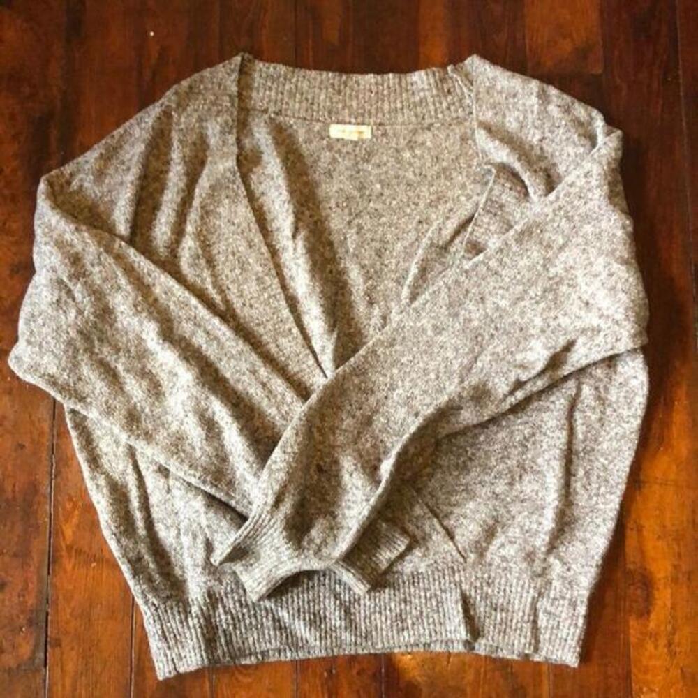 Silence + Noise Gray Knit Cardigan - Size M
